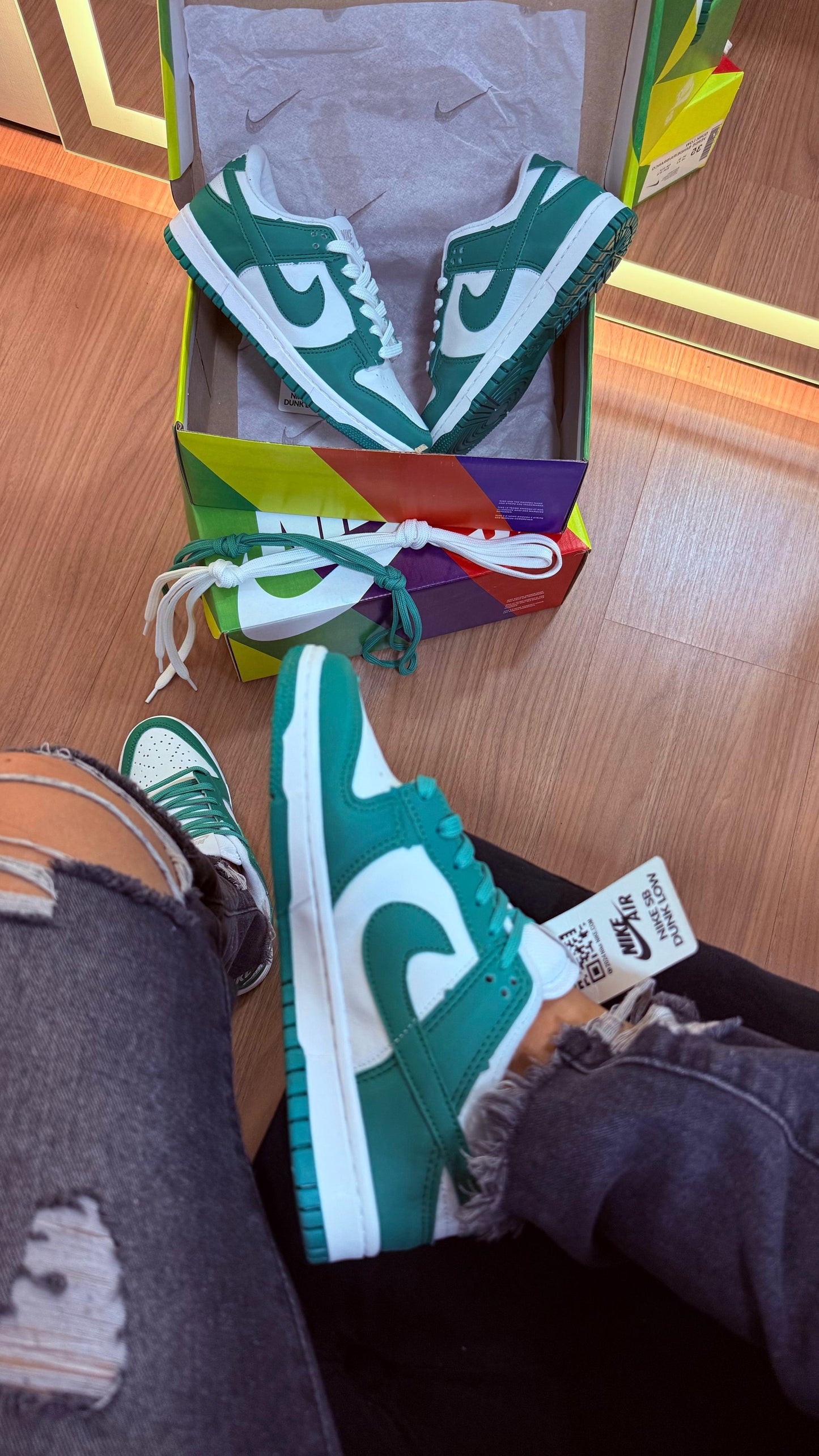 Tênis Nike Dunk Green Adulto
