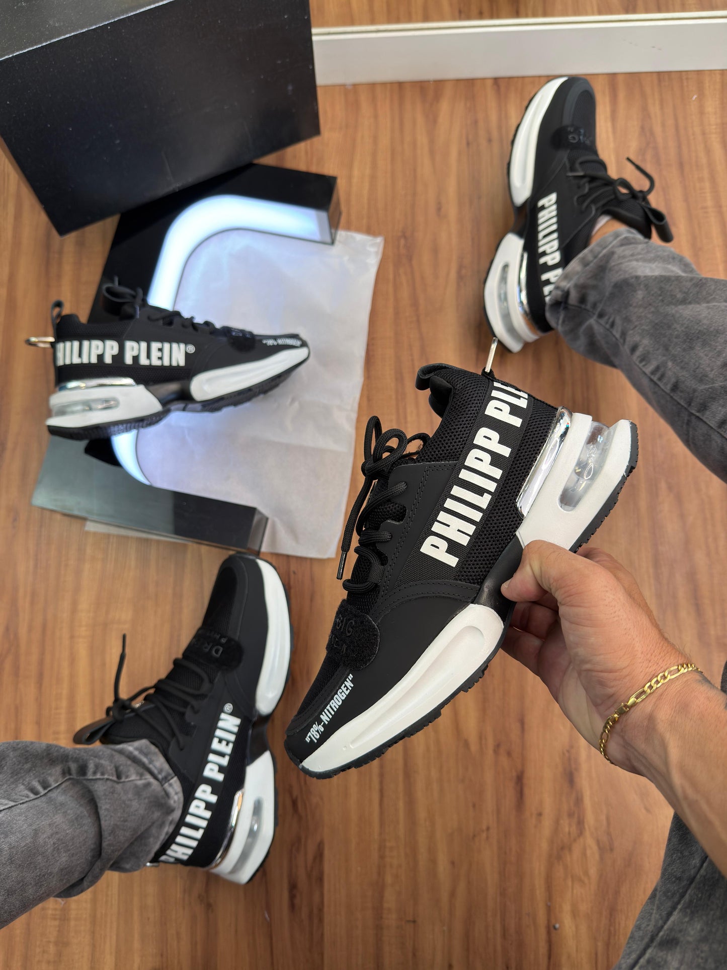 Tênis Philipp Plein Black