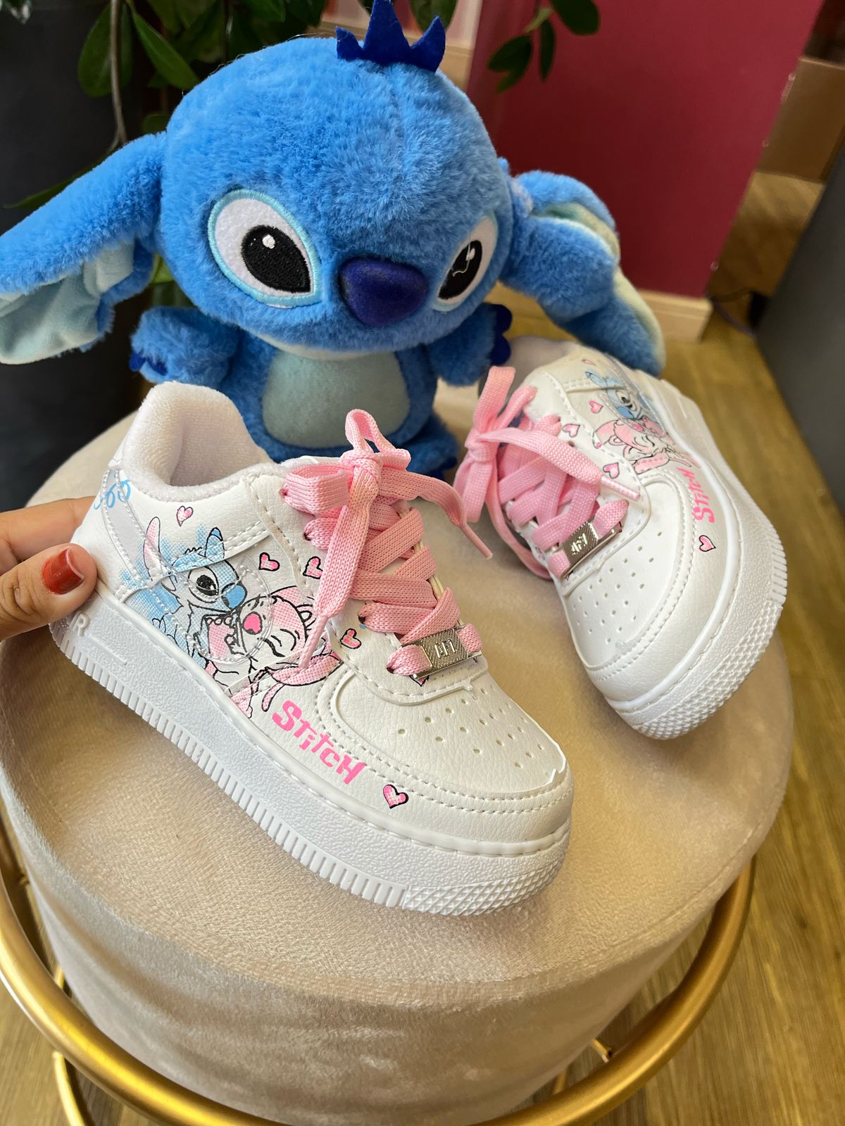 Tênis Air force stitch