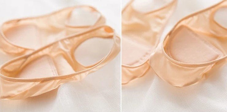 Meias De Seda Antiderrapante Silicone - Visage