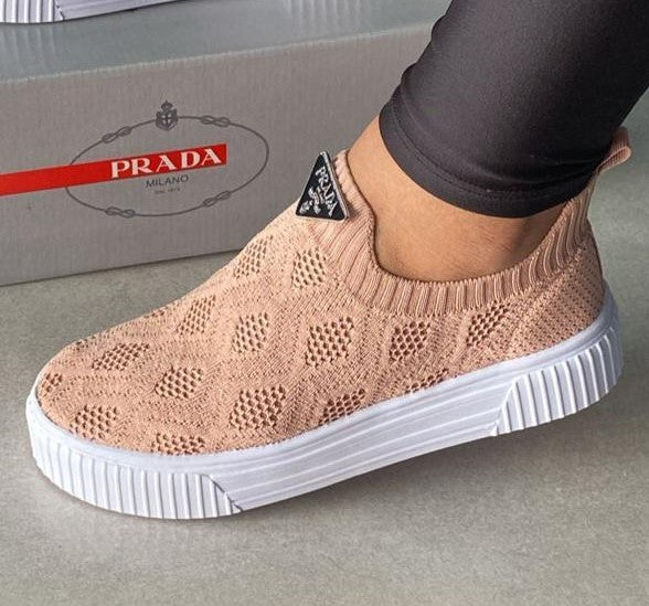 Tênis Prada Knit Meia