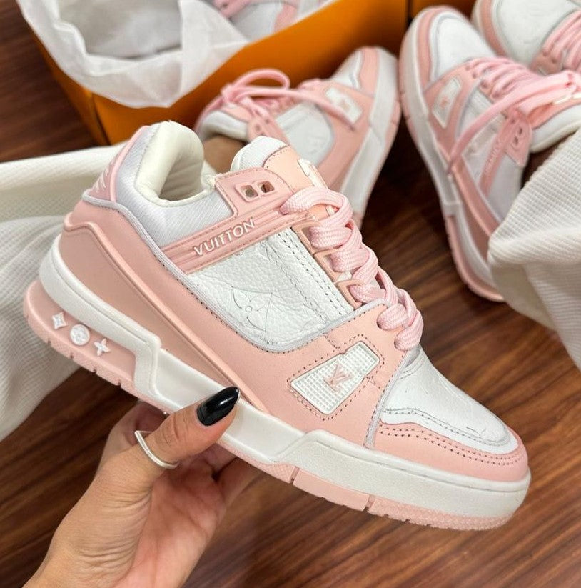 Tênis Louis Vuitton trainer Feminino Desconto + Frete Grátis