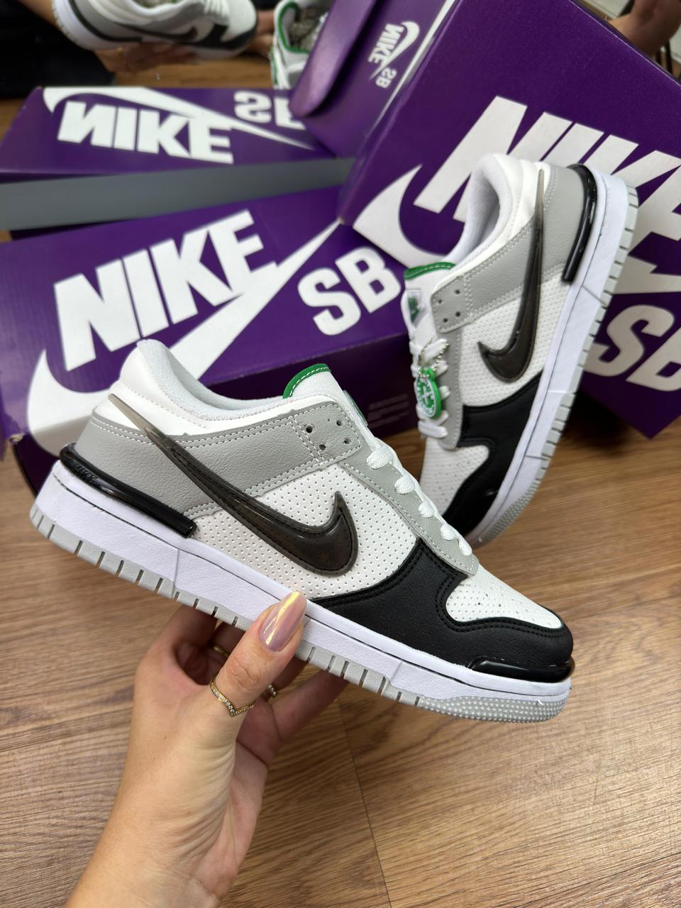 Tênis Nike Dunk Low Mint Silver