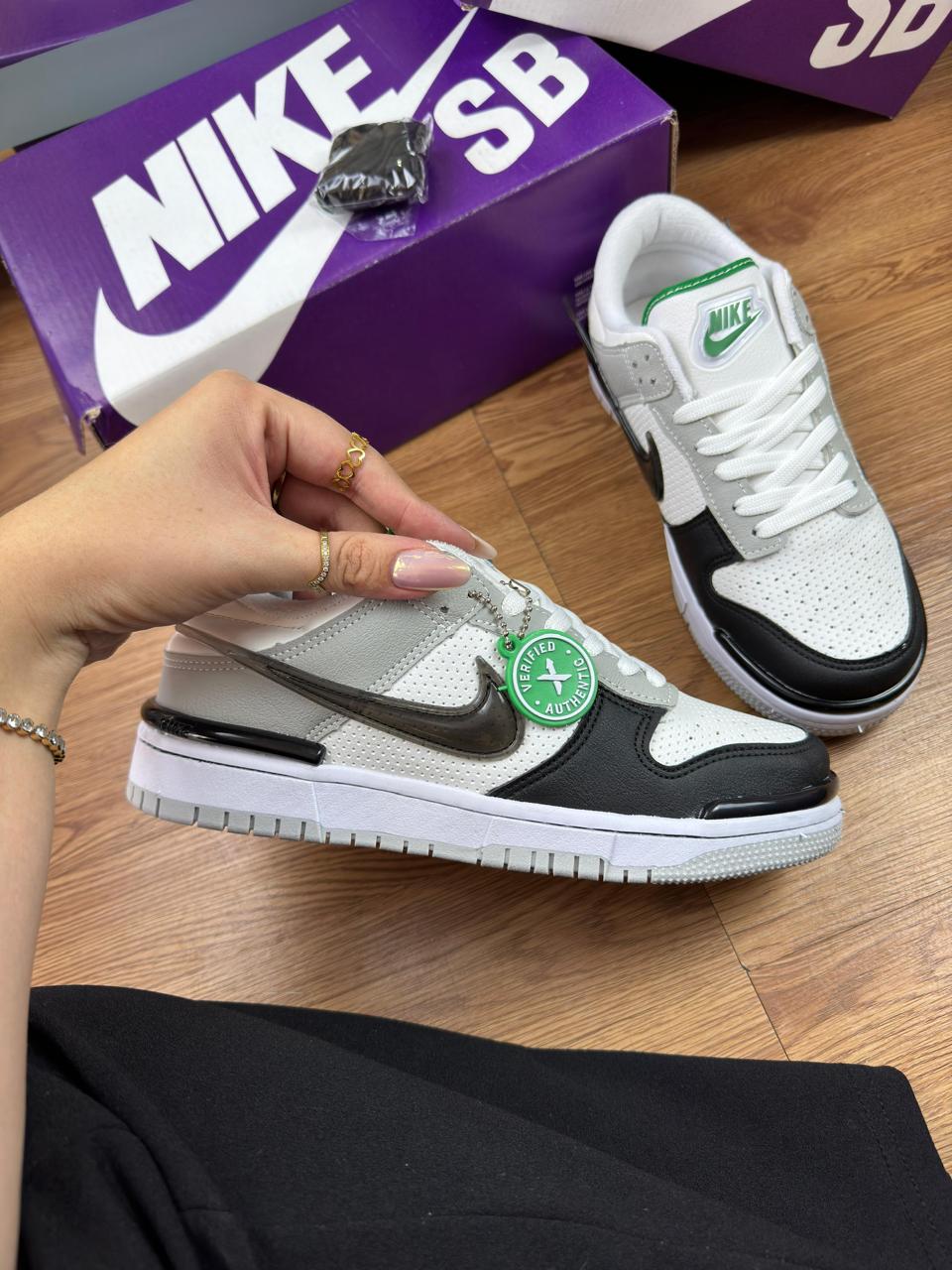 Tênis Nike Dunk Low Mint Silver