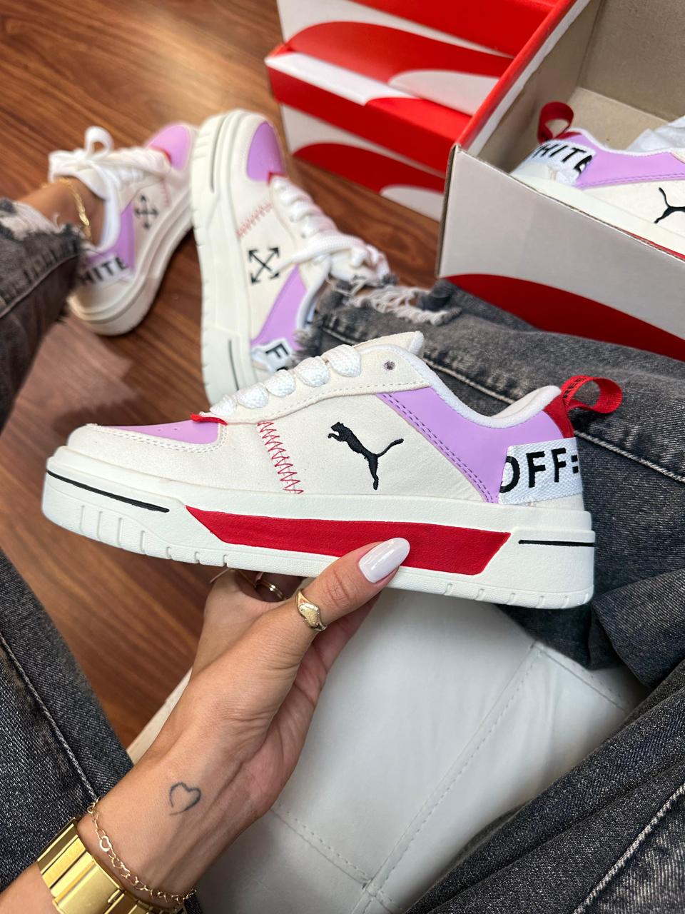 Tênis Puma OFF White Feminino