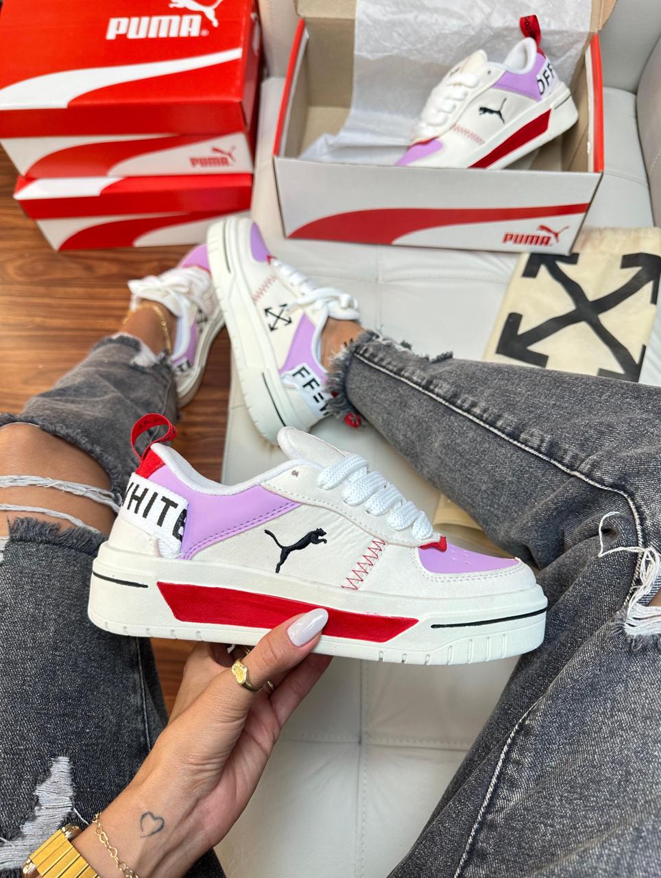 Tênis Puma OFF White Feminino