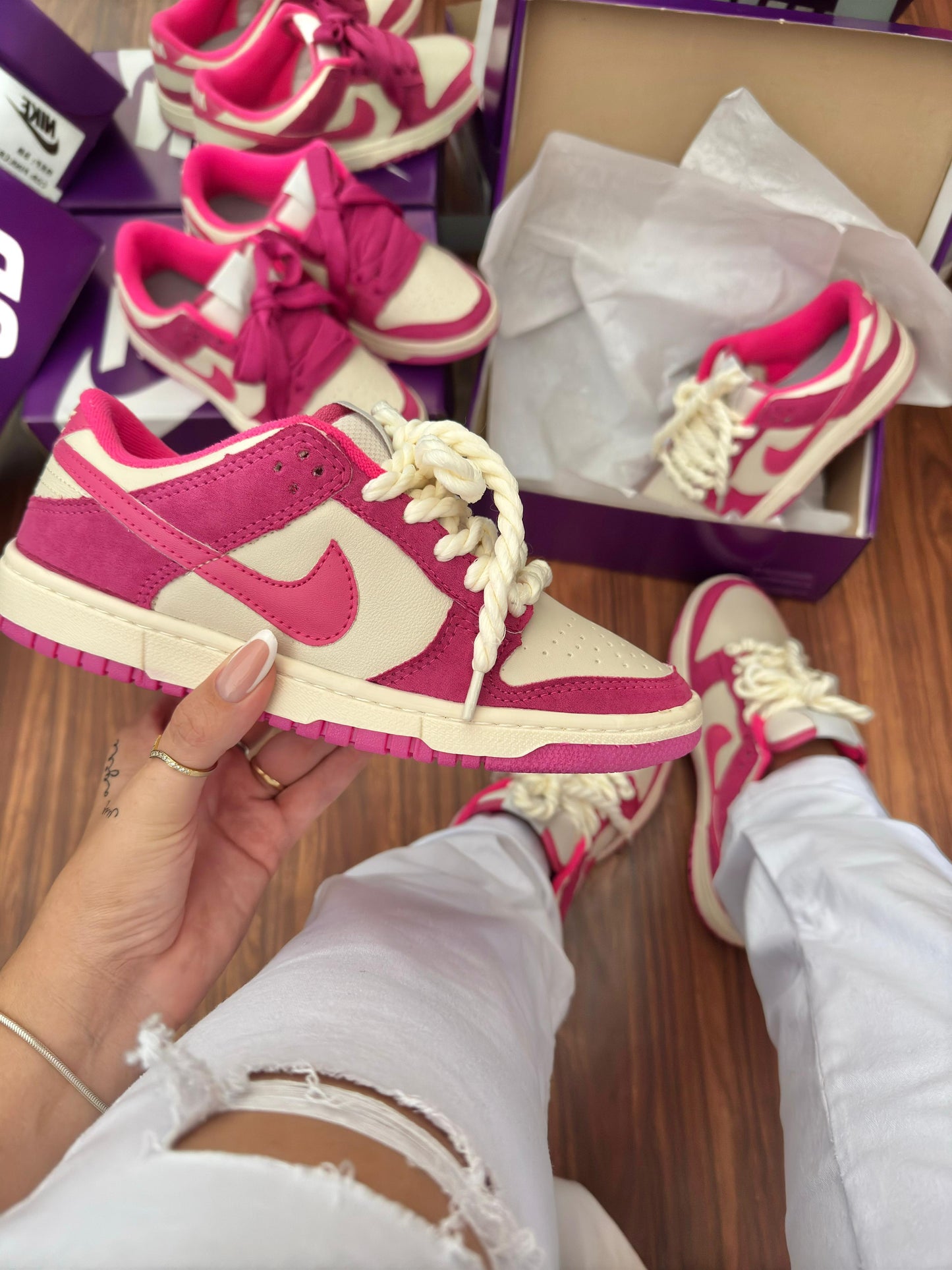 Tênis Nike SB Dunk Feminino Pink do 34 ao 39