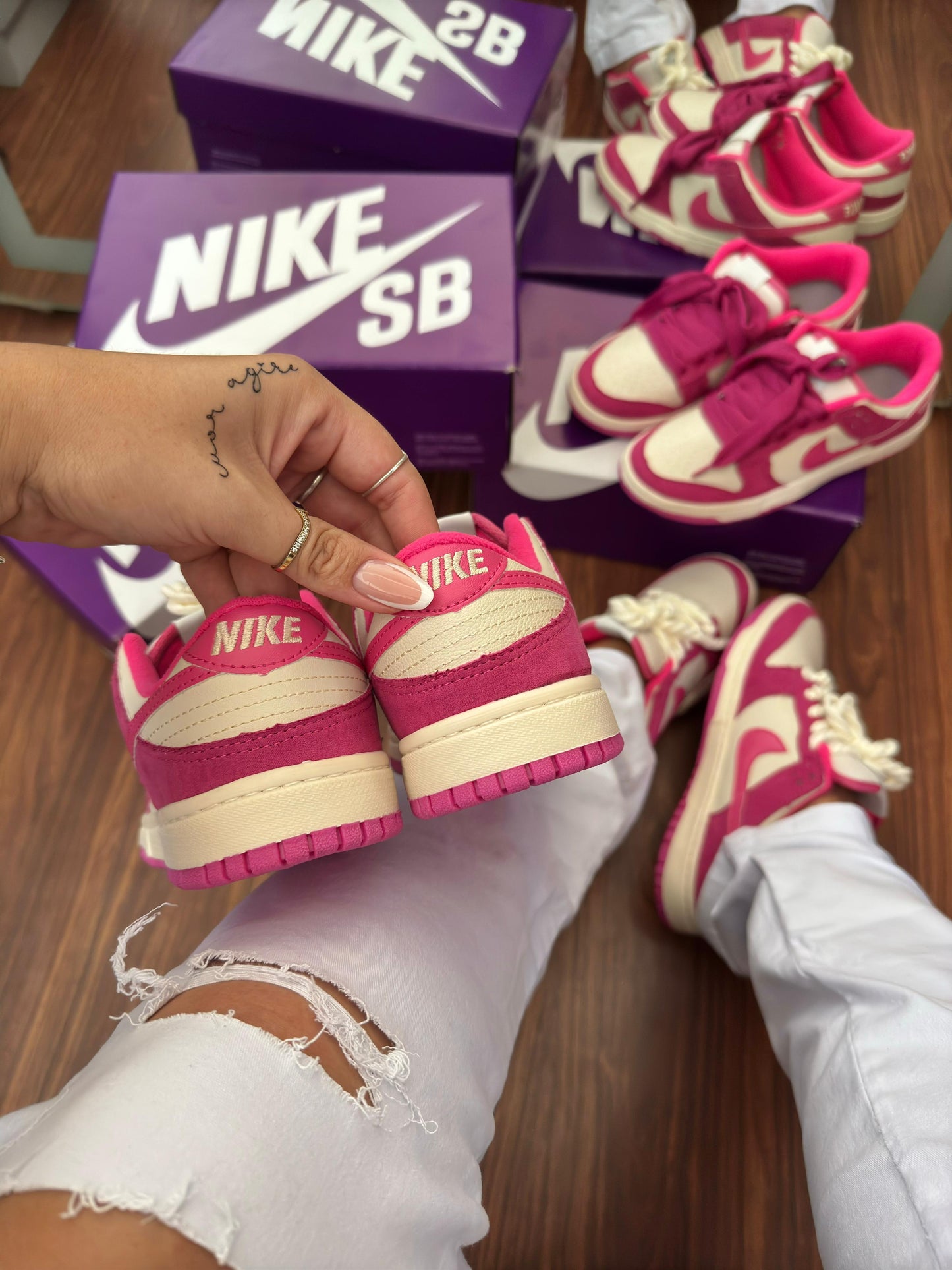 Tênis Nike SB Dunk Feminino Pink do 34 ao 39