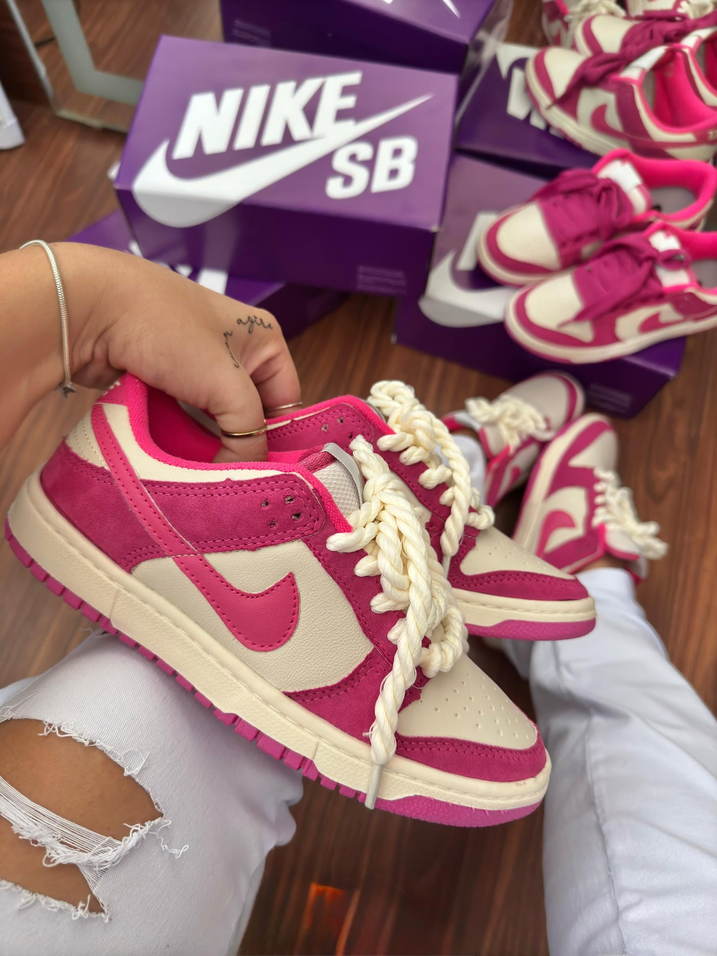 Tênis Nike SB Dunk Feminino Pink do 34 ao 39