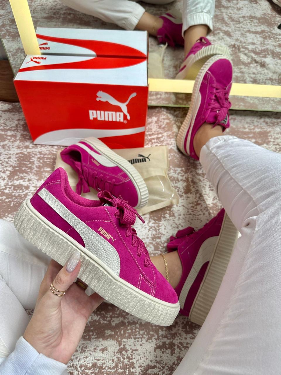 Tênis Puma Suede Caqui Soft